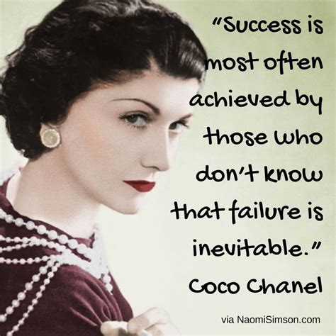 coco chanel quotes about success.